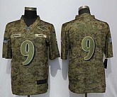 Nike Ravens 9 Justin Tucker Camo Salute To Service Limited Jersey,baseball caps,new era cap wholesale,wholesale hats